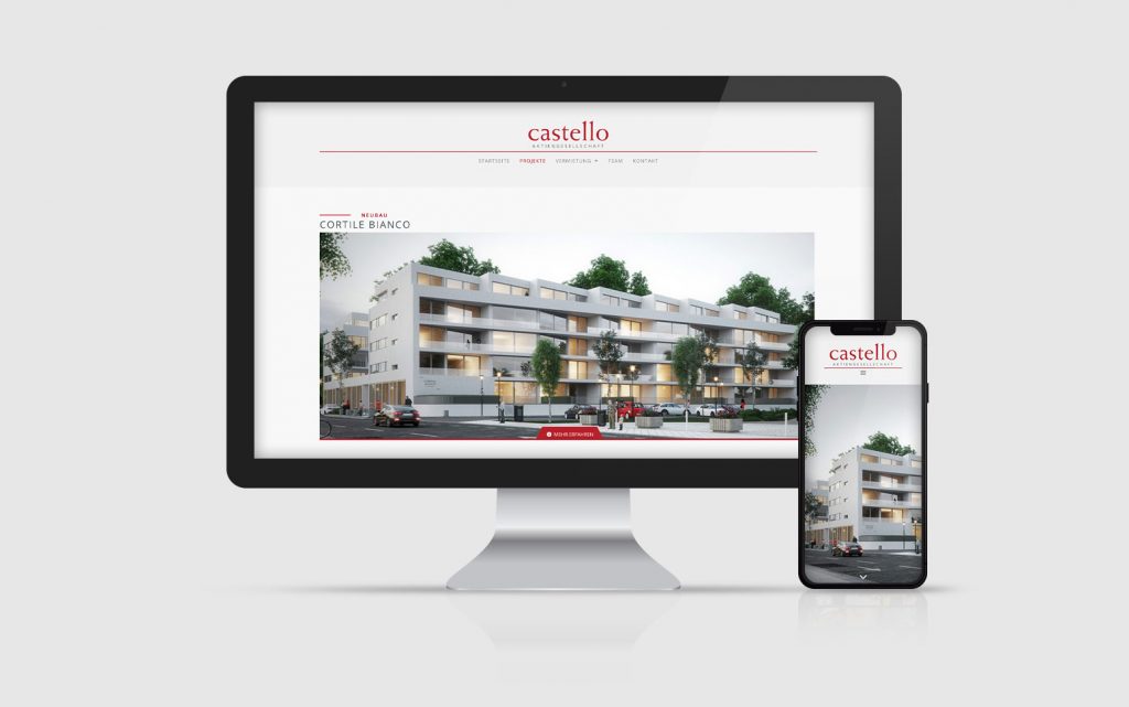 castello AG Redesign des Logos, der Webseite, ITSupport